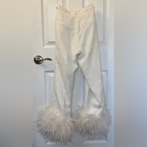 House of CB Iman Ivory Oversized Blazer & Fae Hem Trousers Size XS - Picture 9 of 13